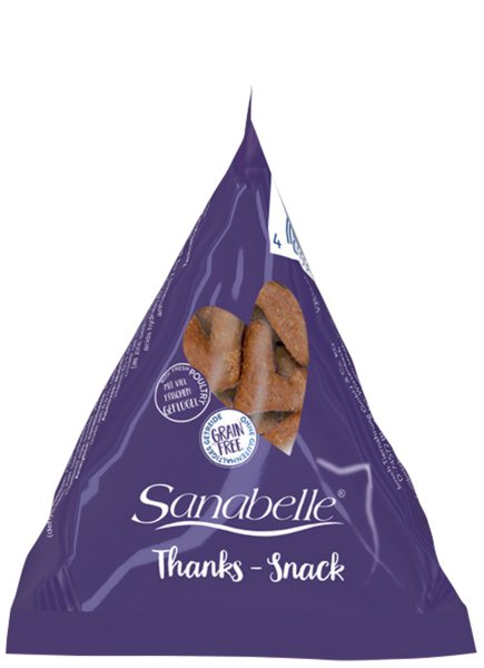 EAN 4015598001700 - Sanabelle Thanks-Snack Gato Snacks Pollo 20 g imagen 1