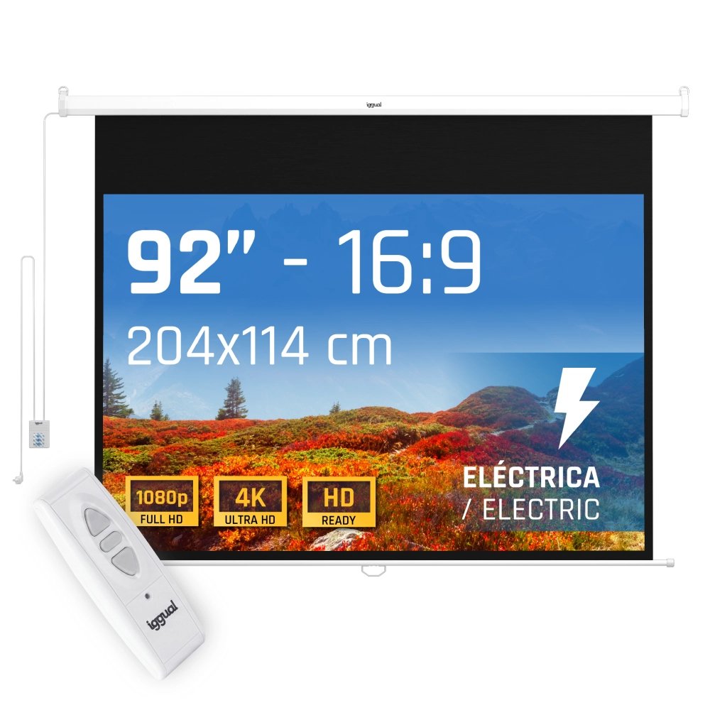 EAN 8435364308882 - iggual PSIPS203 pantalla de proyección 2,34 m (92") imagen 2