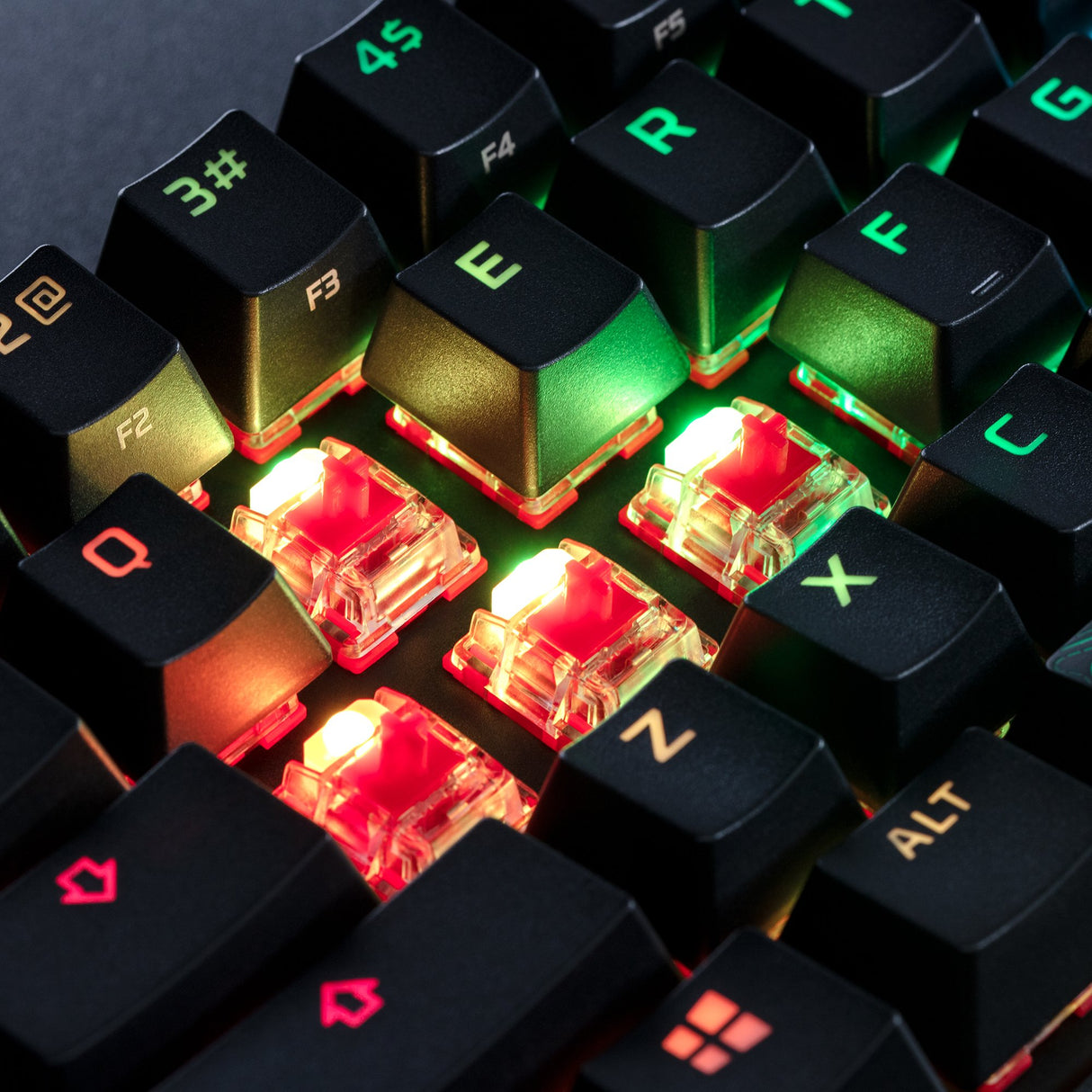 EAN 0196188048948 - HyperX Alloy Origins 60 - Mechanical Gaming Keyboard - HX Red (US Layout) (HKBO1S-RB-US/G) teclado Juego imagen 11
