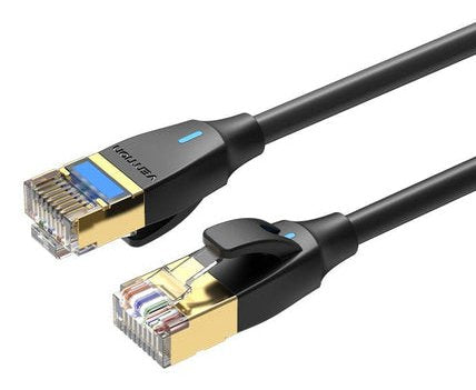 Vention Cat.8 Sftp Patch Cable Cabl Rj45 30awg 2m Black Slim