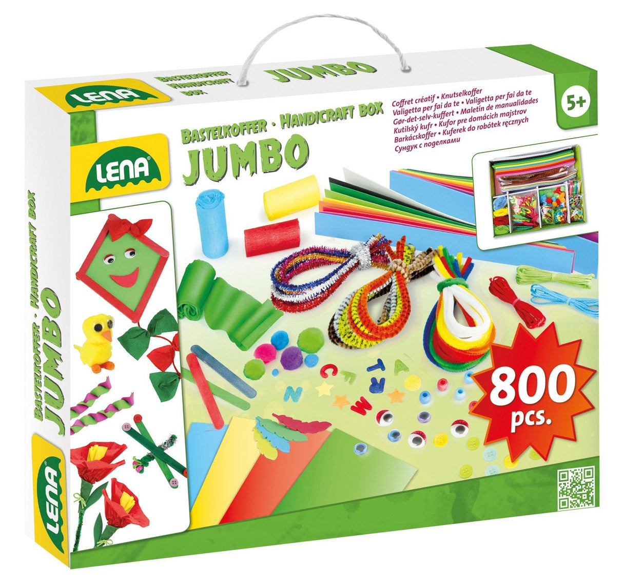 Lena Handicraft Box Green