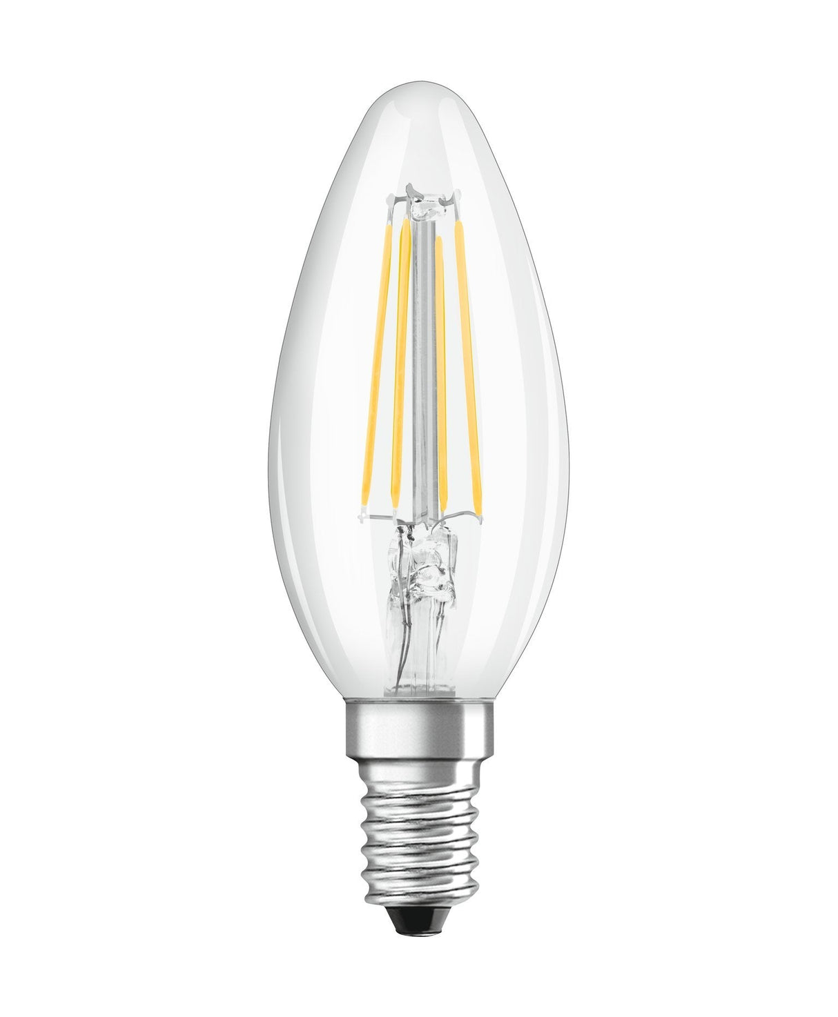 Bombilla Led Osram Filamento Transparente Llama - 4 W = 40 W - E14 - Blanco Cálido