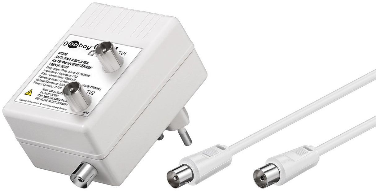 EAN 4040849672262 - Goobay 67226 amplificador señal de TV 47 - 862 MHz imagen 4