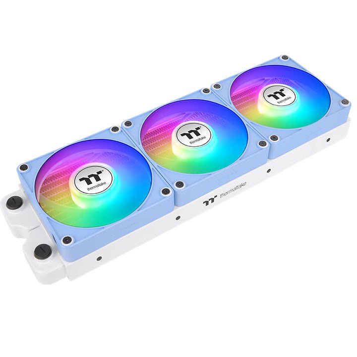 Ventilador Pc Thermaltake Ct140 Ex Reverse Argb Sync Pc Cooling Fan Azul Claro, Paquete De 3, 140 Mm Cl-F199-Pl14bu-A