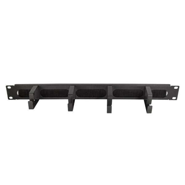 Panel De Gemión De Cables Logilink De 19", 4 Soportes De Acero Y Tira De Cepillos