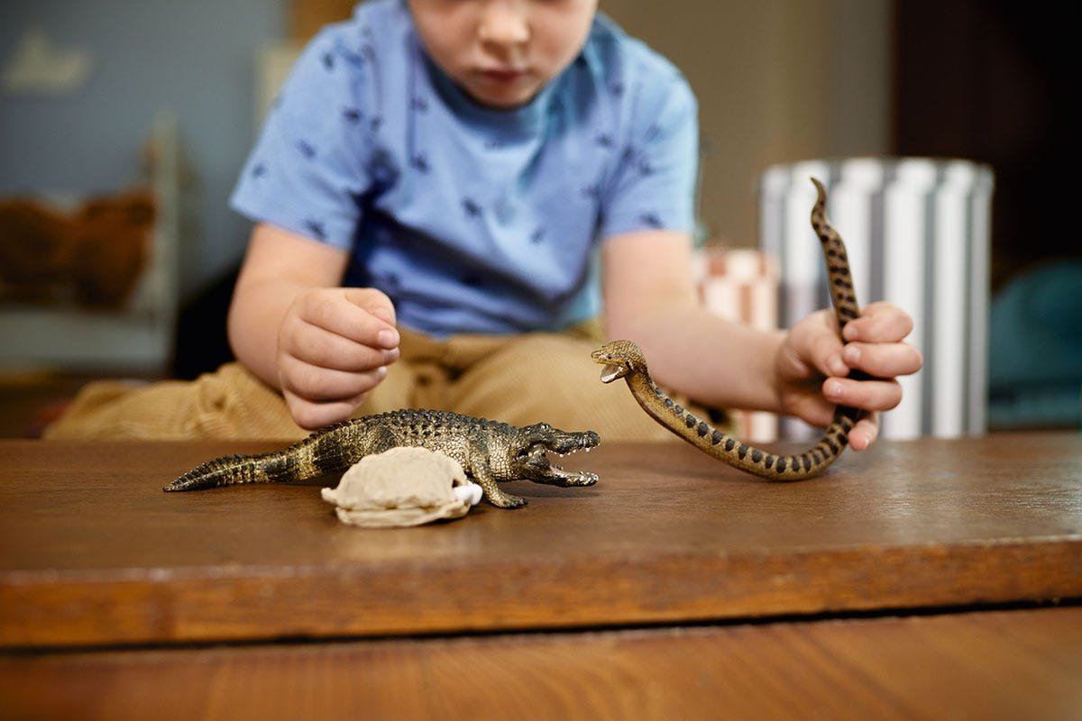 Figura Schleich Peligro De Vida Salvaje En El Pantano 42559