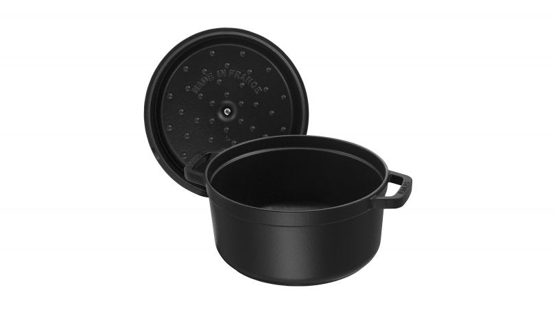 Staub La Cocotte 20cm Redondo, Negro, Hierro Fundido Olla