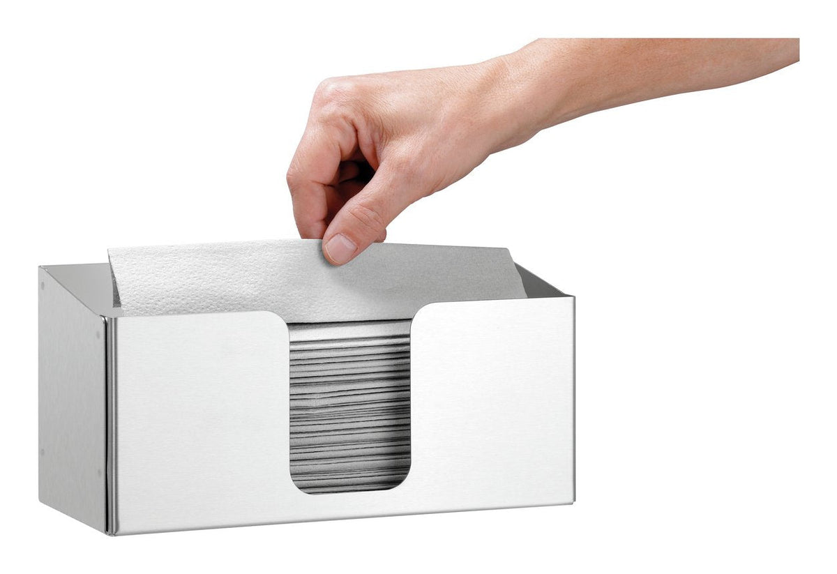 Bartscher Papierhandtuchspender Ilzf20 850057 Plateado Chromnickelstahl Cepillado, 1 Unidades
