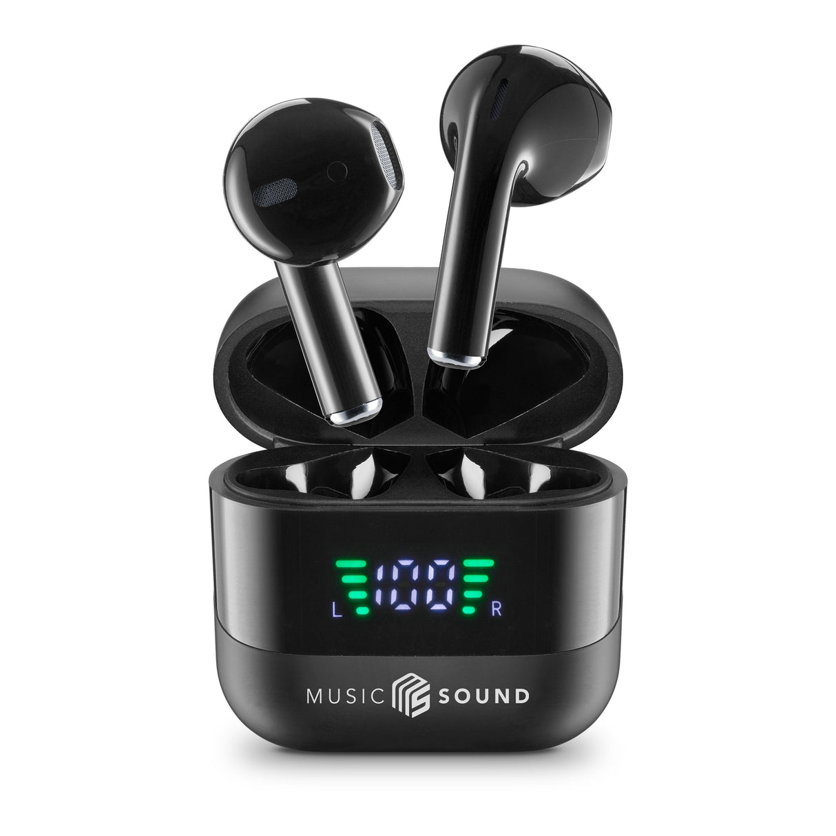 Auriculares Music Sound 8018080488603 Inalámbrico Bluetooth Negro