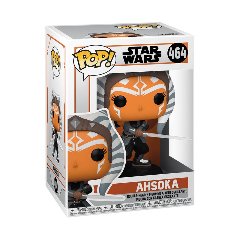 Figura Pop Star Wars Mandalorian Ahsoka With Sabers