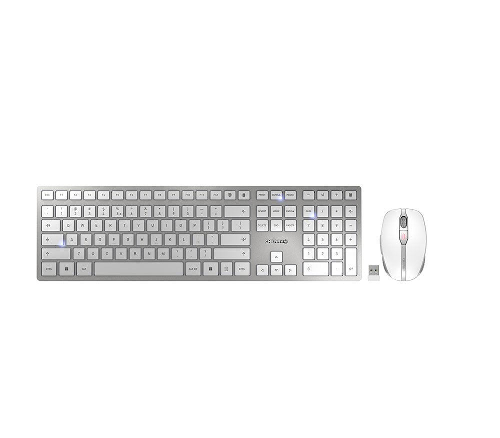 EAN 4025112095382 - CHERRY DW 9100 SLIM teclado Ratón incluido Universal RF Wireless + Bluetooth QWERTY Inglés de EE. UU. Pla imagen 1