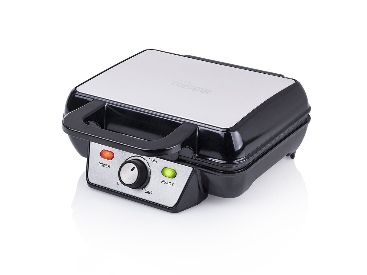 EAN 8713016031129 - Tristar WF-2195 gofrera 2 barquillo(s) 1000 W Negro, Acero inoxidable imagen 5