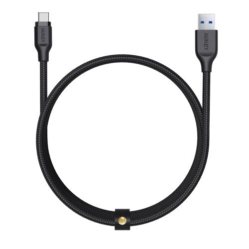 Cable Aukey Usb-A - Usb-C,5gbps, Qc 15w,Braided,2m