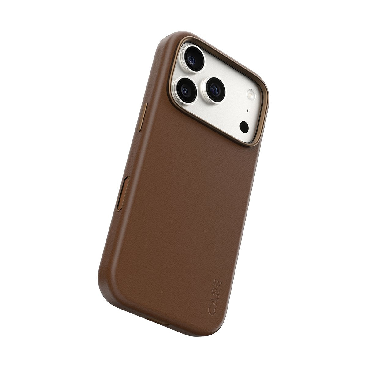 Panzerglass Care Solo Vegan Leather Case Brown W. Magsafe Iphone 18 Pro/ 17 Pro