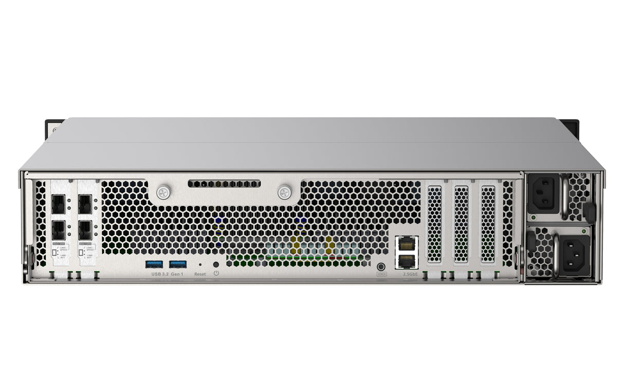 EAN 4713213518380 - QNAP TS-h2490FU NAS Bastidor (2U) EPYC 7302P 128 GB DDR4 0 TB QuTS hero Negro, Gris imagen 6
