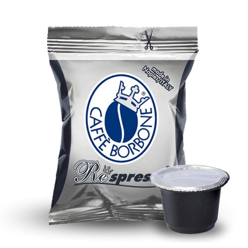 Caffè Borbone Respresso, Miscela Nera 50x Einzeln Verpackt Para Nespresso A 5 G