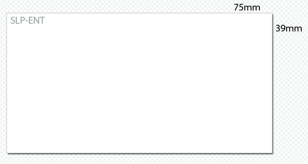 Seiko Slp-Ent Blanco Etiqueta Para Impresora No Adhesiva