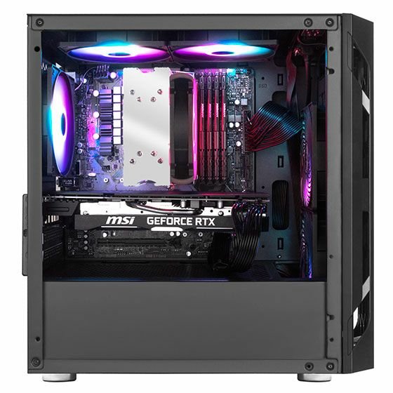 EAN 4710679812847 - Silverstone FARA H1M Micro Torre Negro imagen 4