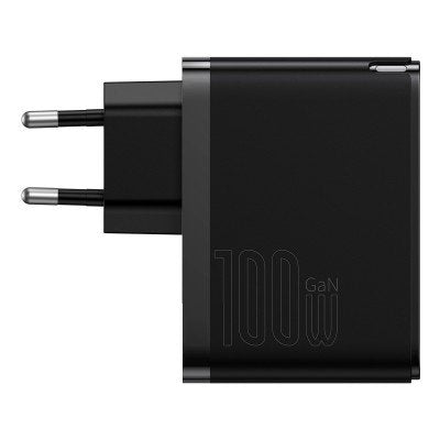 Baseus Gan5 Pro Fast Charger C+U 100w Eu Black