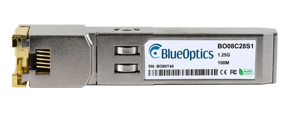 Blueoptics Lancom 61494 Blueoptics Bo08c28s1 Sfp Transceiver, Cobre Rj45, 1000base-T, 100 M