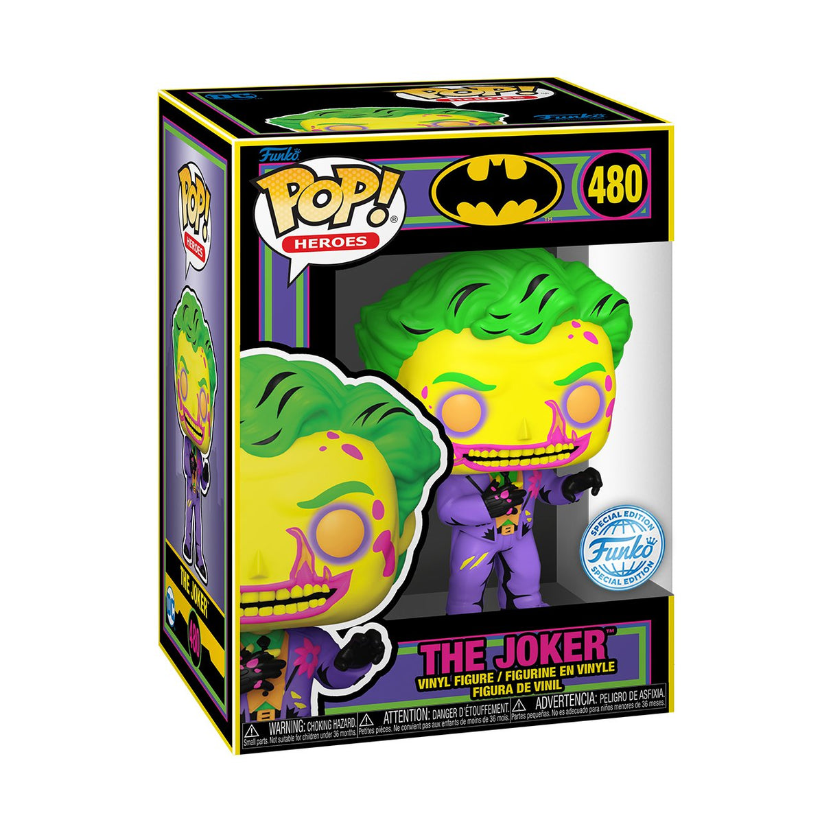 Set Figura Pop & Tee Dc Comics Joker Talla Xl