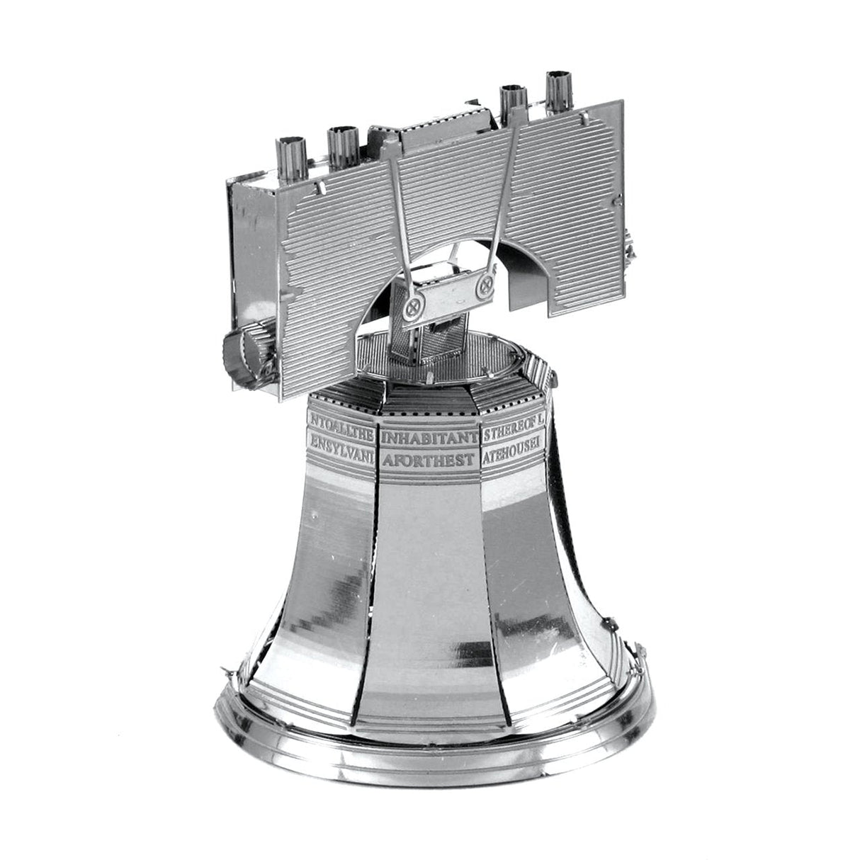 Maqueta 3d Metal Fascinations Liberty Bell Philadelphia Montaje Sin Pegamento Ni Soldadura