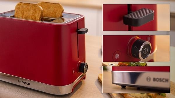EAN 4242005413058 - Bosch TAT4M224 tostadora 2 rebanada(s) 950 W Rojo imagen 7