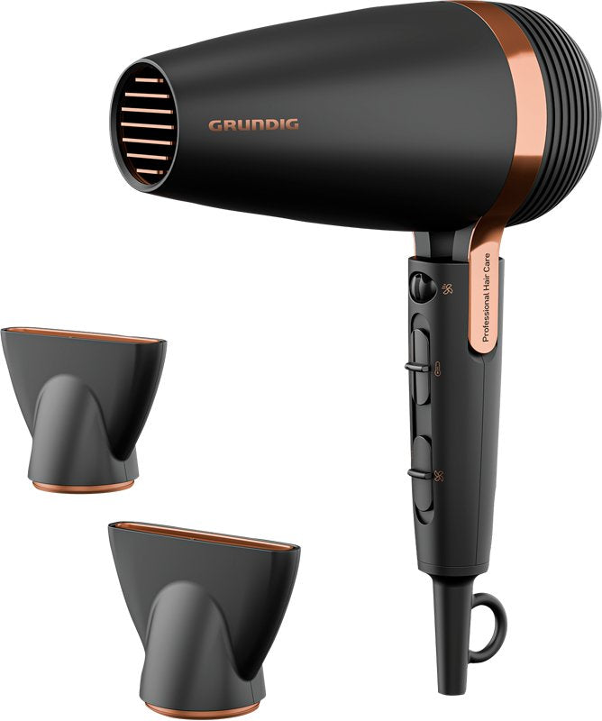 EAN 4013833039075 - Grundig HD 8080 secador 2300 W Negro, Oro rosa imagen 4