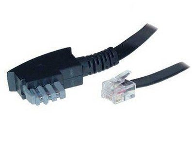 S-Conn 6m Tae-N - Rj12 Negro, Transparente