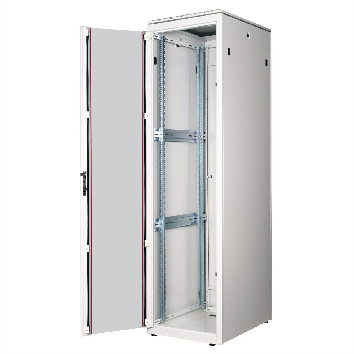 Roline 19-Zoll Netzwerkschrank Pro 47 He, 600x800 Bxt Glastr Grau