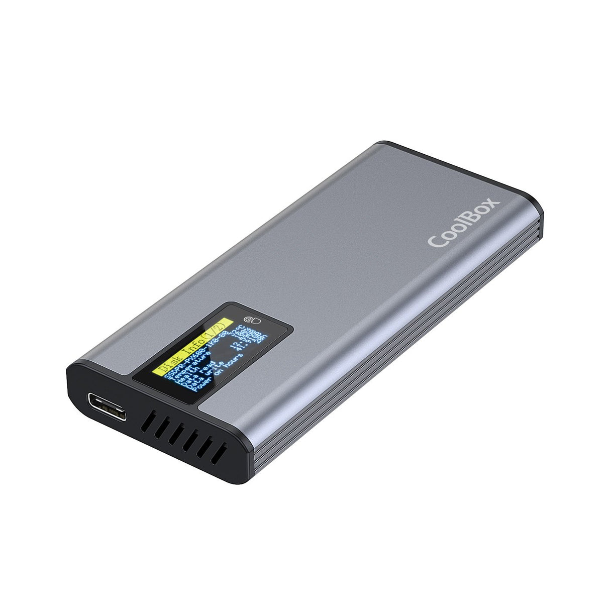 EAN 8437012429277 - CoolBox COO-MCM-M2F caja para disco duro externo Caja externa para unidad de estado sólido (SSD) Gris imagen 1
