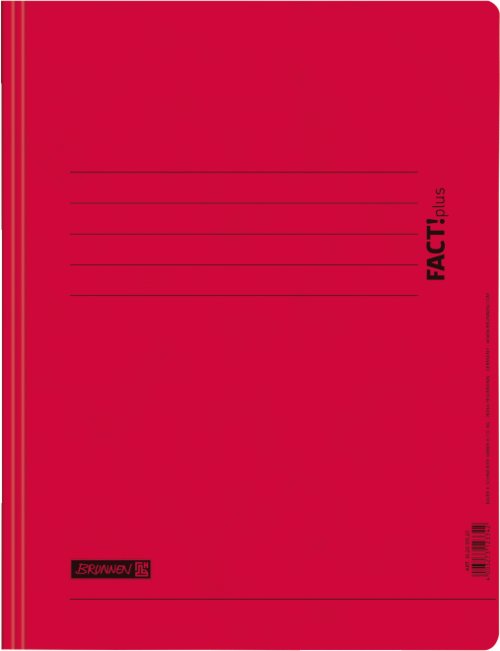 Brunnen Spiralhefter Din A4 Colorspankarton Rojo
