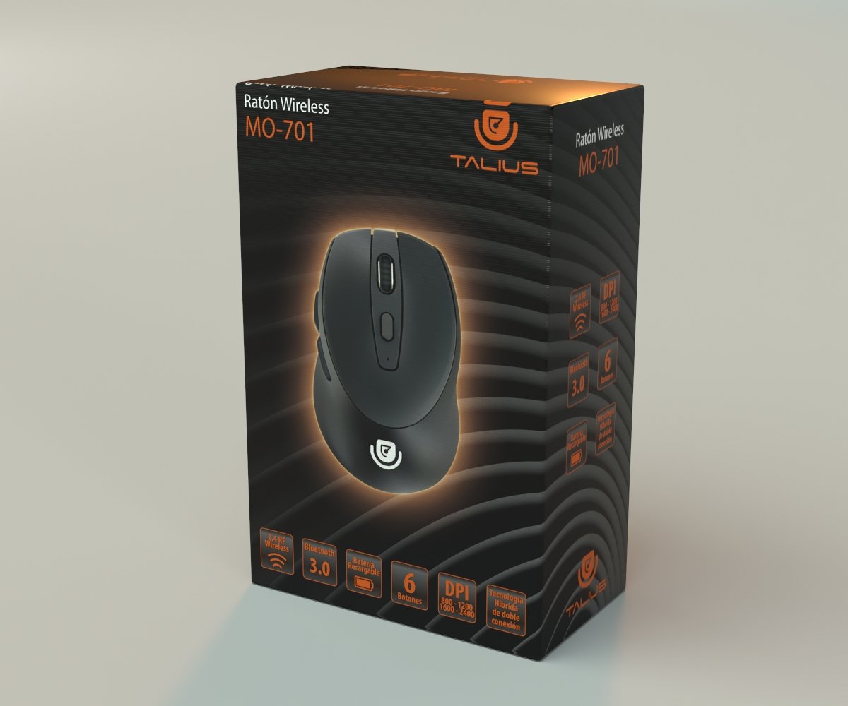 Talius Raton 701 Wireless Usb Black