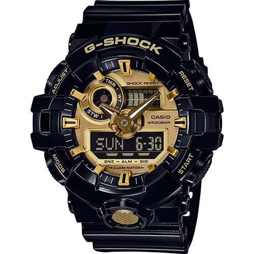 Casio Quarz Armbanduhr Ga-710gb-1aer L X B H 57.5 53.4 18.4 Mm Negro