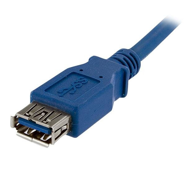 Startech.Com Cable De 1m De Extensión Alargador Pasivo Usb 3.0 Superspeed Macho A Hembra Usb A Extensor Azul Cable Alargador Usb Usb Tipo A (M) A Usb Tipo A (H) Usb 3.0 1 M Negro Para P/N: 2sd4fcru3 Cfastrwu3 Hb30a4aib Hb30c4aib Hb31
