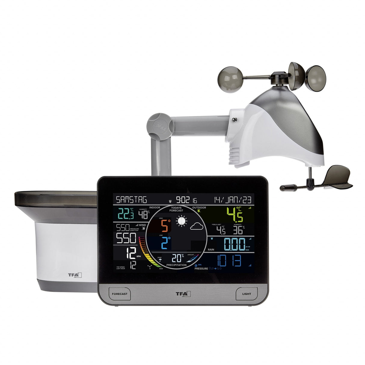 Estación Meteorológica Inalámbrica Tfa 35.8003 View Pro Con Wlan