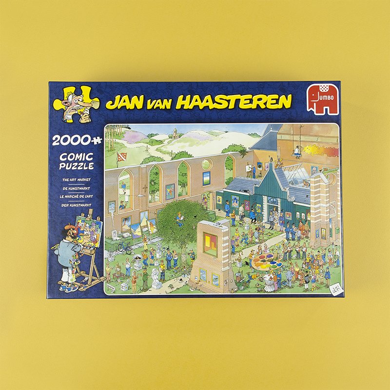 Jumbo Jan Van Haasteren Der Kunstmarkt 2000 Teile Puzzle (20023)