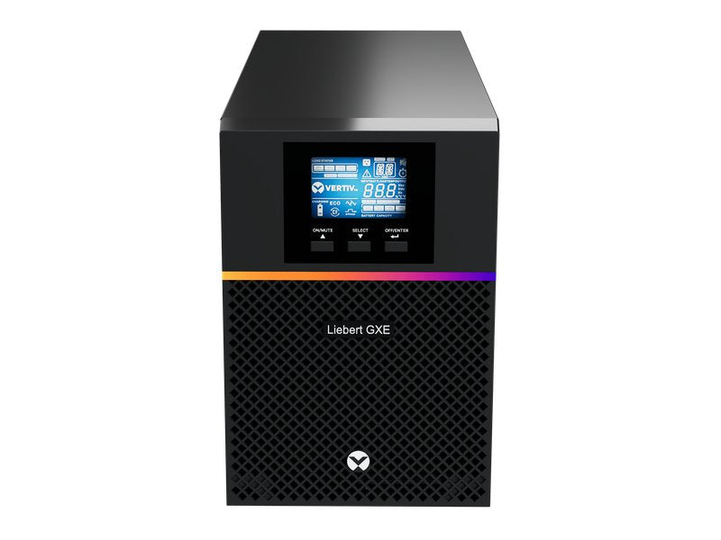 Liebert Gxe Ups 2kva 1ph Ups 230v Tower W/Batteries C20 Input/C13 X 8output 2-Year Warranty
