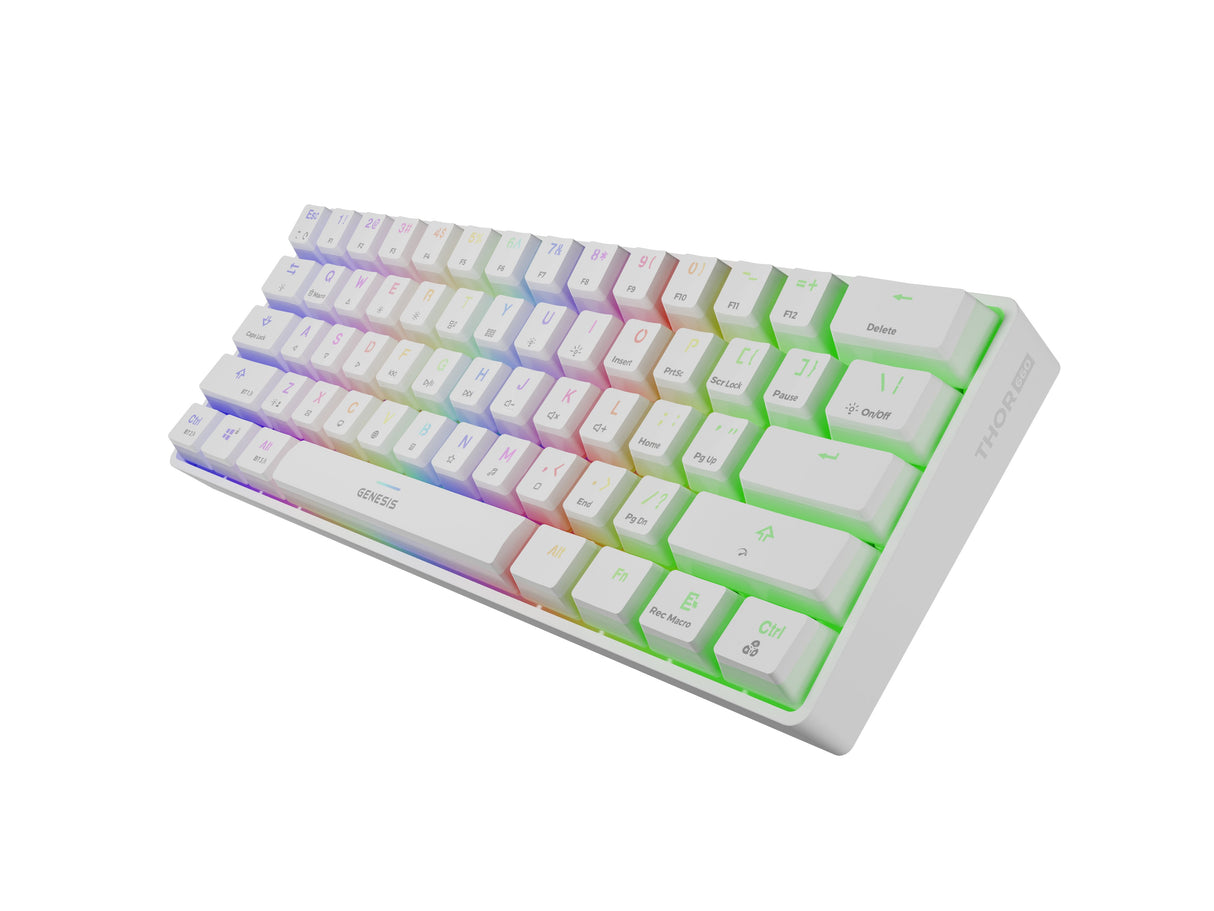 EAN 5901969432282 - GENESIS Thor 660 teclado Juego USB + Bluetooth QWERTY Internacional de EE.UU. Blanco imagen 4