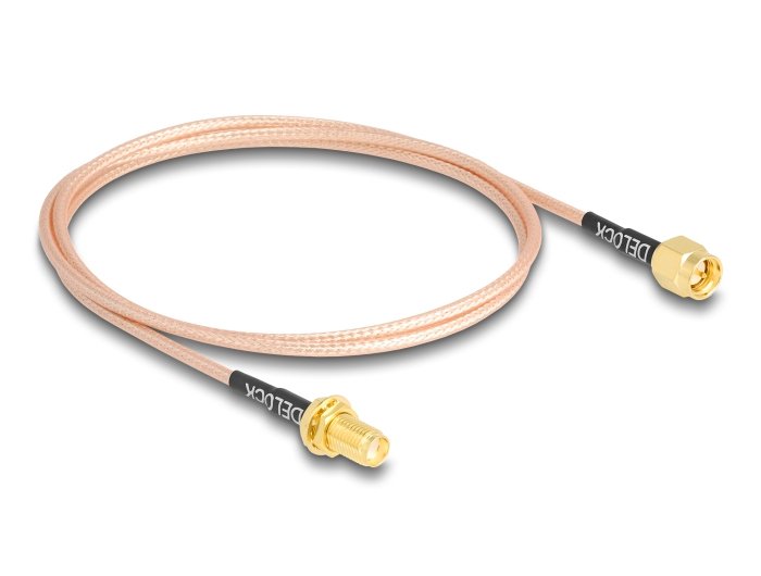 Delock Cable De Antena Sma Macho A Sma Hembra Para Instalación Rg-316 75 Cm