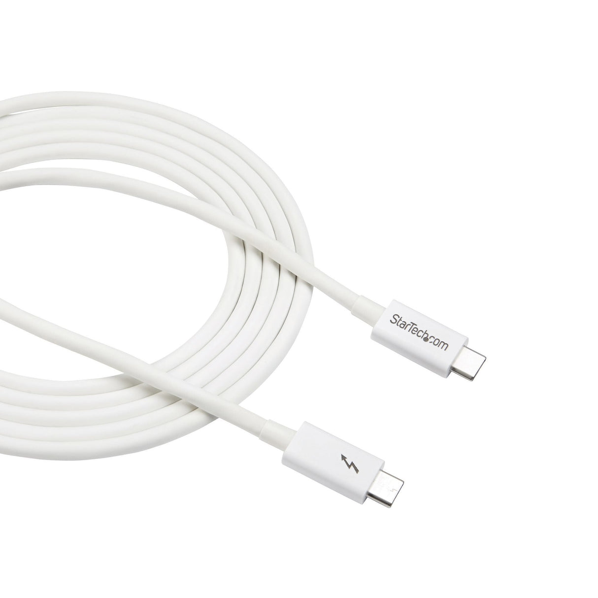 Cable 2m Thunderbolt 3 Usb-C Cabl Blanco Compatible Displayport