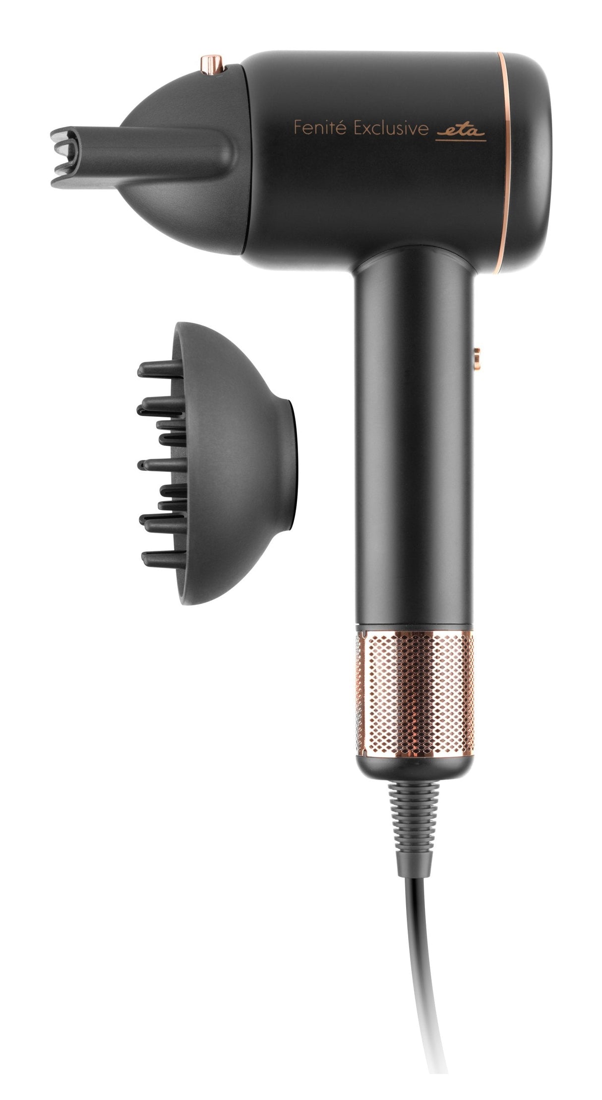 Secador De Pelo Eta Eta932090010 Exclusivo Fenité, 1600 W, Función Iones, Negro