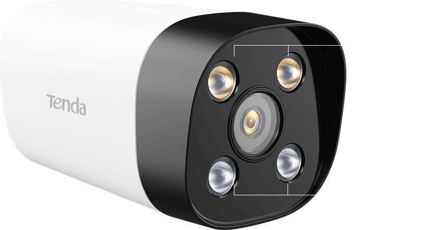 Tenda It7-Pcs-4 Cámara De Vigilancia Bala Cámara De Seguridad Ip Exterior 2560 X 1440 Pixeles Techo/Pared