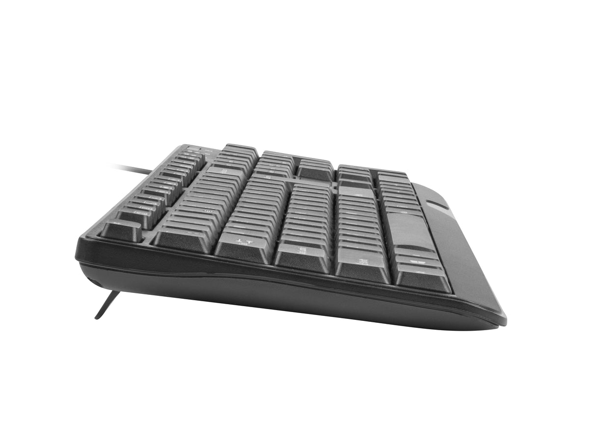 Teclado Español Natec Trout Slim Negro