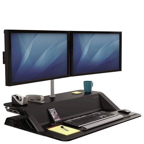 Fellowes 8042901 Soporte Para Monitor 66 Cm (26") Plata Escritorio