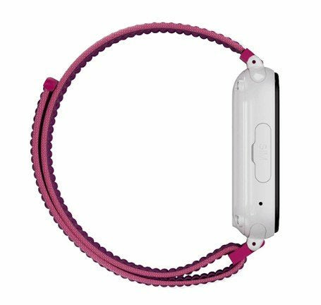 Savefamily White Casing + Raspberry Fabric Strap Sf-Sw+B.Ctf