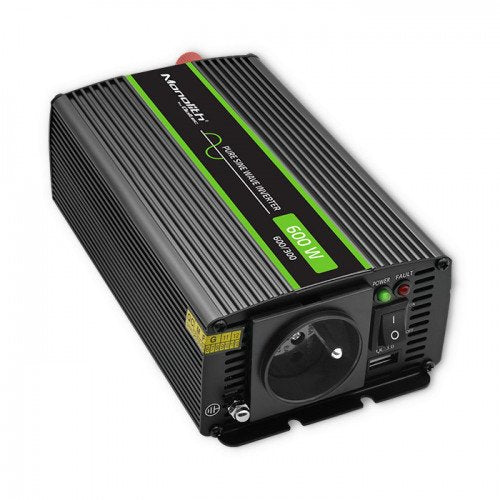 EAN 5901878519364 - Qoltec Monolith adaptador e inversor de corriente Auto 600 W Negro imagen 1
