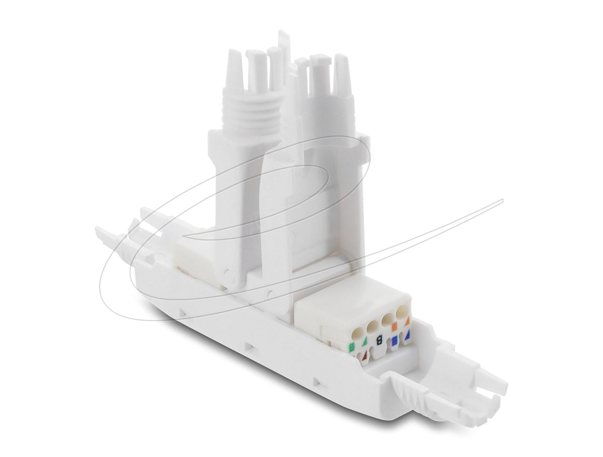 Delock Empalme De Cable De Red Lsa A Lsa Cat.6a Sin Apantallar Sin Herramientas