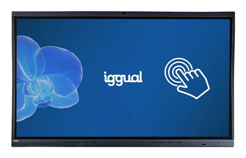 Iggual Pantalla Interactiva 4k Orchid 75" Webcam