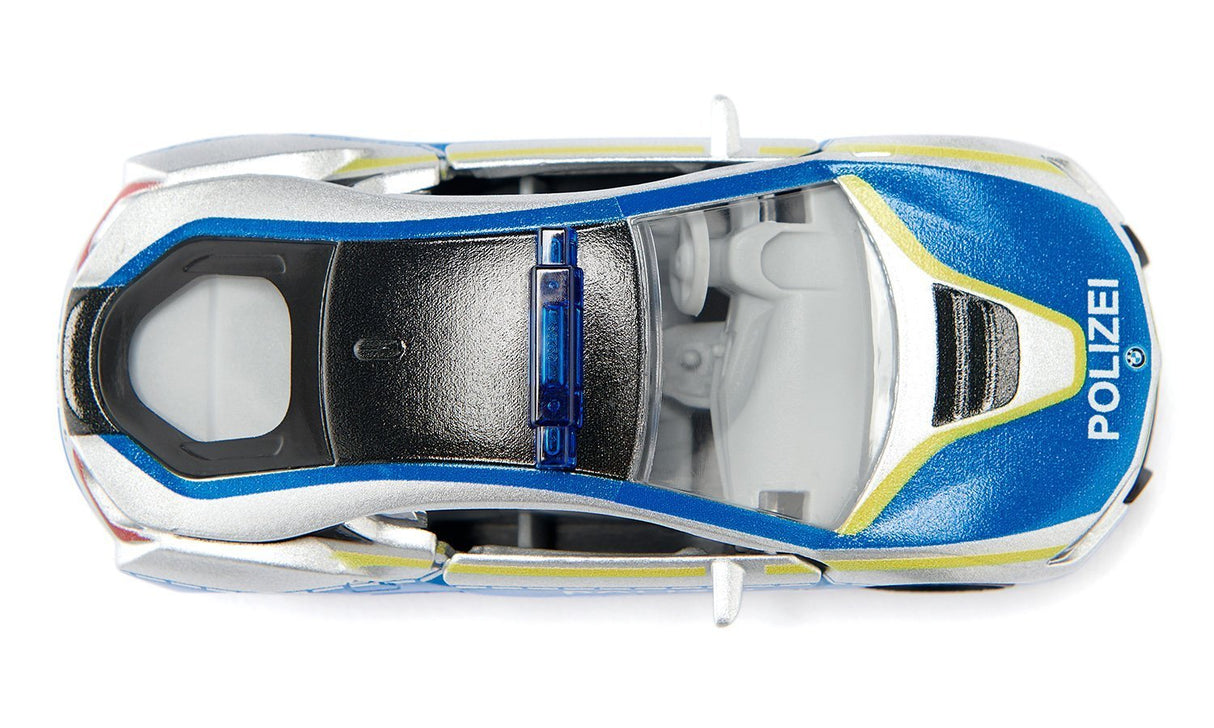 EAN 4006874023035 - Siku BMW i8 Police Modelo a escala de furgón policial Previamente montado 1:50 imagen 5